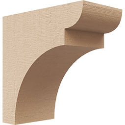Ekena Millwork - CORURYORS0102 - Timberthane Faux Wood Corbel, Yorktown Style