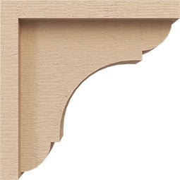Ekena Millwork - CORURBRYS0102 - Timberthane Faux Wood Corbel, Bryant Style