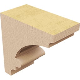 Ekena Millwork - CORURDIAS0102 - Timberthane Faux Wood Corbel, Diane Style