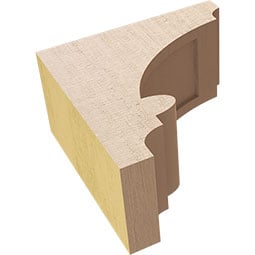 Ekena Millwork - CORURDIAS0102 - Timberthane Faux Wood Corbel, Diane Style