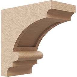 Ekena Millwork - CORURDIAS0102 - Timberthane Faux Wood Corbel, Diane Style