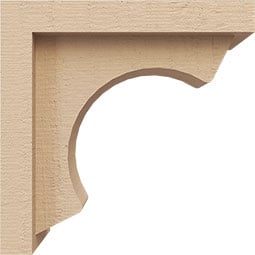 Ekena Millwork - CORUREMRS0102 - Timberthane Faux Wood Corbel, Emerson Style