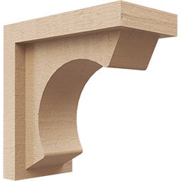 Ekena Millwork - CORUREMRS0102 - Timberthane Faux Wood Corbel, Emerson Style