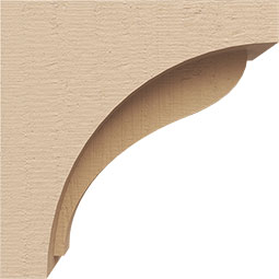 Ekena Millwork - CORURHELS0102 - Timberthane Faux Wood Corbel, Helena Style