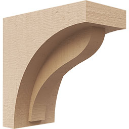 Ekena Millwork - CORURHELS0102 - Timberthane Faux Wood Corbel, Helena Style