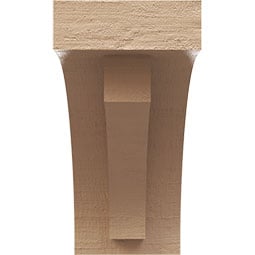 Ekena Millwork - CORURRIVS0102 - Timberthane Faux Wood Corbel, Rivera Style