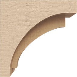 Ekena Millwork - CORURRIVS0102 - Timberthane Faux Wood Corbel, Rivera Style