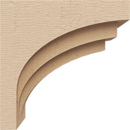 Ekena Millwork - CORURROCS0102 - Timberthane Faux Wood Corbel, Rockford Style