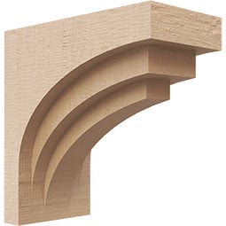 Ekena Millwork - CORURROCS0102 - Timberthane Faux Wood Corbel, Rockford Style