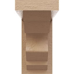 Ekena Millwork - CORURSHES0102 - Timberthane Faux Wood Corbel, Sheridan Style