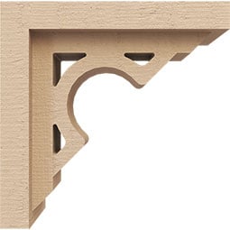 Ekena Millwork - CORURSHES0102 - Timberthane Faux Wood Corbel, Sheridan Style