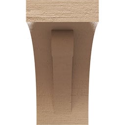 Ekena Millwork - CORURVIOS0102 - Timberthane Faux Wood Corbel, Viola Style