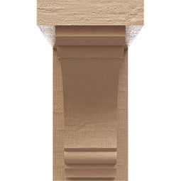 Ekena Millwork - CORURWARS0102 - Timberthane Faux Wood Corbel, Warren Style