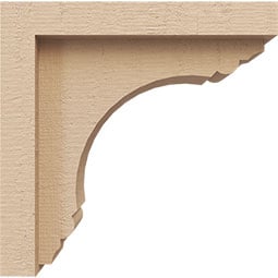 Ekena Millwork - CORURWARS0102 - Timberthane Faux Wood Corbel, Warren Style