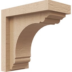 Ekena Millwork - CORURWARS0102 - Timberthane Faux Wood Corbel, Warren Style