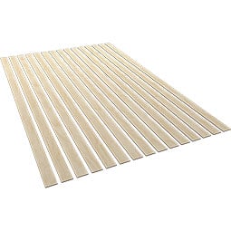 Ekena Millwork - SWW - Traditional Adjustable Wood, PVC, & Acrylic Slat Wall Panel Kit