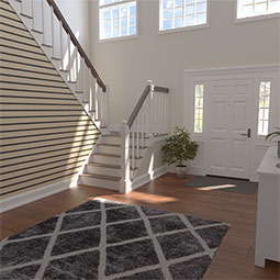 Ekena Millwork - SWW - Traditional Adjustable Wood, PVC, & Acrylic Slat Wall Panel Kit