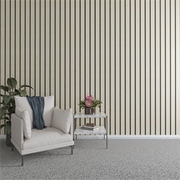 Ekena Millwork - SWW - Traditional Adjustable Wood, PVC, & Acrylic Slat Wall Panel Kit