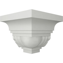 Ekena Millwork - MOC02X02EG - Endurathane Outside Corner Moulding (matches moulding MLD02X02X03EG), 2 1/8"P x 2 1/8"H, Factory Primed