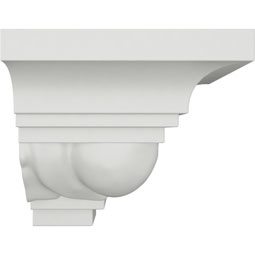 Ekena Millwork - MOC02X02EG - Endurathane Outside Corner Moulding (matches moulding MLD02X02X03EG), 2 1/8"P x 2 1/8"H, Factory Primed