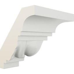 Ekena Millwork - MOC02X02EG - Endurathane Outside Corner Moulding (matches moulding MLD02X02X03EG), 2 1/8"P x 2 1/8"H, Factory Primed