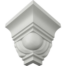 Ekena Millwork - MOC02X02EG - Endurathane Outside Corner Moulding (matches moulding MLD02X02X03EG), 2 1/8"P x 2 1/8"H, Factory Primed