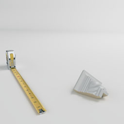 Ekena Millwork - MOC02X02EG - Endurathane Outside Corner Moulding (matches moulding MLD02X02X03EG), 2 1/8"P x 2 1/8"H, Factory Primed