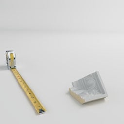 Ekena Millwork - MIC02X02EG - Endurathane Inside Corner Moulding, 2 1/8"P x 2 1/8"H (matches moulding MLD02X02X03EG), Factory Primed