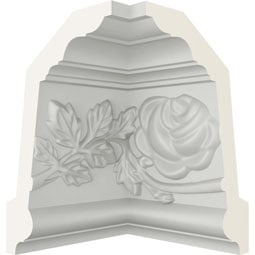 Ekena Millwork - MIC02X05RO - Endurathane Inside Corner Moulding, 3 3/4"P x 5 1/2"H (matches moulding MLD05X02X06RO), Factory Primed