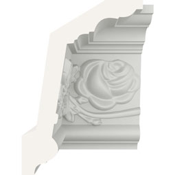 Ekena Millwork - MIC02X05RO - Endurathane Inside Corner Moulding, 3 3/4"P x 5 1/2"H (matches moulding MLD05X02X06RO), Factory Primed