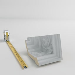 Ekena Millwork - MIC02X05RO - Endurathane Inside Corner Moulding, 3 3/4"P x 5 1/2"H (matches moulding MLD05X02X06RO), Factory Primed