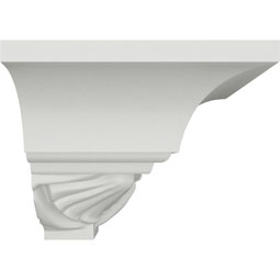 Ekena Millwork - MOC02X02SH - Endurathane Outside Corner Moulding (matches moulding MLD02X02X02SH), 2 3/4"P x 2 7/8"H, Factory Primed