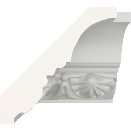 Ekena Millwork - MIC02X02SH - Endurathane Inside Corner Moulding, 2 3/4"P x 2 7/8"H (matches moulding MLD02X02X02SH), Factory Primed