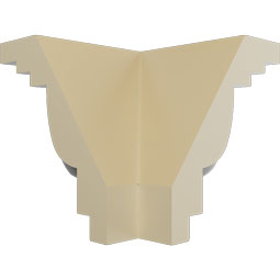 Ekena Millwork - MOC02X02SQ - Endurathane Outside Corner for Moulding MLD02X02X03SQ,3 1/4"P x 2 7/8"H, Factory Primed