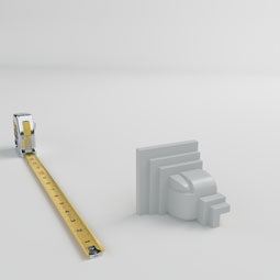 Ekena Millwork - MOC02X02SQ - Endurathane Outside Corner for Moulding MLD02X02X03SQ,3 1/4"P x 2 7/8"H, Factory Primed