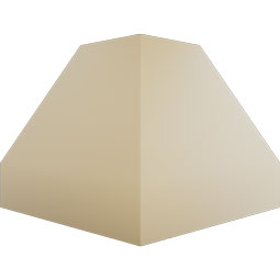 Ekena Millwork - MIC02X02SQ - Endurathane Inside Corner Moulding, 2 3/4"P x 2 5/8"H (matches moulding MLD02X02X03SQ), Factory Primed