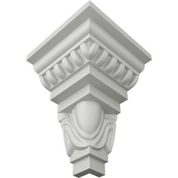 Ekena Millwork - MOC03X04ED - Endurathane Outside Corner Moulding (matches moulding MLD04X03X05ED), 3 1/4"P x 4 1/2"H, Factory Primed