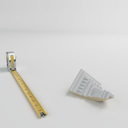 Ekena Millwork - MOC03X04ED - Endurathane Outside Corner Moulding (matches moulding MLD04X03X05ED), 3 1/4"P x 4 1/2"H, Factory Primed