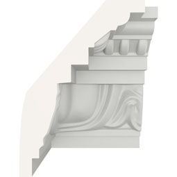 Ekena Millwork - MIC03X04ED - Endurathane Inside Corner Moulding, 3 1/4"P x 4 1/2"H (matches moulding MLD04X03X05ED), Factory Primed