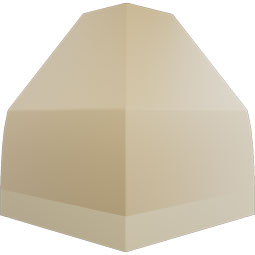 Ekena Millwork - MIC03X04ED - Endurathane Inside Corner Moulding, 3 1/4"P x 4 1/2"H (matches moulding MLD04X03X05ED), Factory Primed