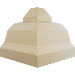 Ekena Millwork - MIC05X05AT - Endurathane Inside Corner for Attica Acanthus Leaf Crown Moulding, 5 1/4"P x 5 1/4"H (matches moulding MLD05X05X07AT), Factory Primed