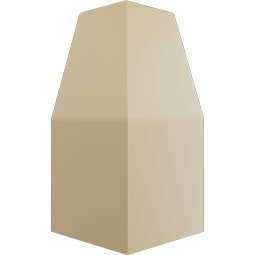 Ekena Millwork - MIC01X03BE - Endurathane Inside Corner Moulding, 1 1/2"P x 3 1/8"H (matches moulding MLD03X01X03BE), Factory Primed