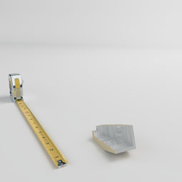 Ekena Millwork - MIC01X03BE - Endurathane Inside Corner Moulding, 1 1/2"P x 3 1/8"H (matches moulding MLD03X01X03BE), Factory Primed