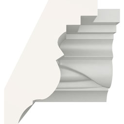 Ekena Millwork - MIC01X02VA - Endurathane Inside Corner Moulding, 1 5/8"P x 2 1/8"H (matches moulding MLD02X01X02VA), Factory Primed