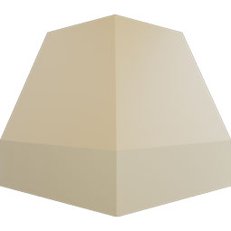 Ekena Millwork - MIC01X02VA - Endurathane Inside Corner Moulding, 1 5/8"P x 2 1/8"H (matches moulding MLD02X01X02VA), Factory Primed