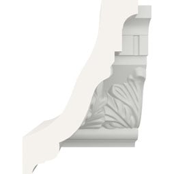 Ekena Millwork - MIC03X04DE - Endurathane Inside Corner Moulding, 3 1/4"P x 4 1/2"H (matches moulding MLD04X03X05DE), Factory Primed