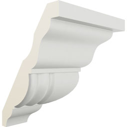 Ekena Millwork - MOC02X03GO - Endurathane Outside Corner Moulding (matches moulding MLD03X02X04GO), 2 3/4"P x 3 1/8"H, Factory Primed