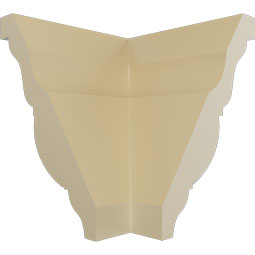 Ekena Millwork - MOC02X03GO - Endurathane Outside Corner Moulding (matches moulding MLD03X02X04GO), 2 3/4"P x 3 1/8"H, Factory Primed