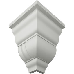 Ekena Millwork - MOC02X03GO - Endurathane Outside Corner Moulding (matches moulding MLD03X02X04GO), 2 3/4"P x 3 1/8"H, Factory Primed