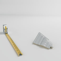 Ekena Millwork - MOC02X03GO - Endurathane Outside Corner Moulding (matches moulding MLD03X02X04GO), 2 3/4"P x 3 1/8"H, Factory Primed